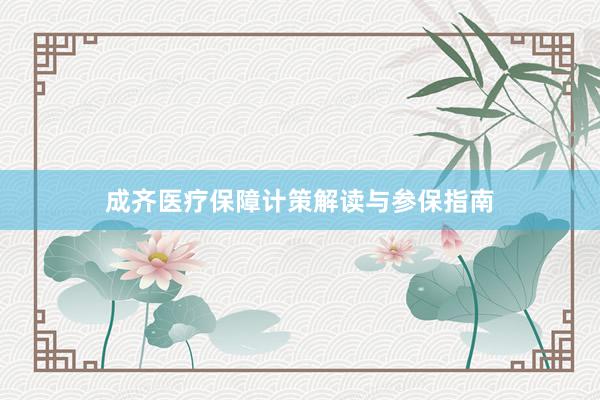 成齐医疗保障计策解读与参保指南